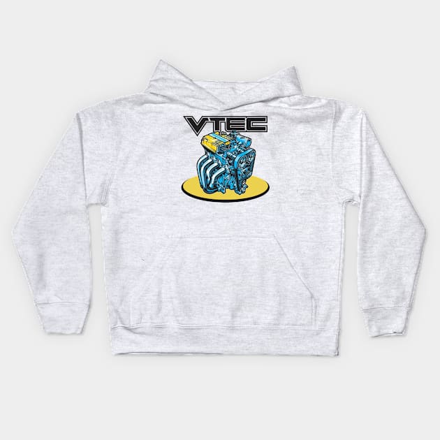 Vtec Kids Hoodie by MOTOSHIFT